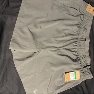 Nike Light Gray Sports Shorts